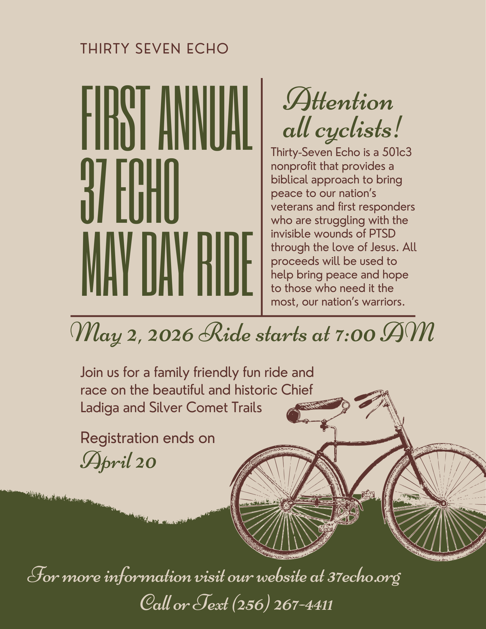 Mayday Fun Ride and Race event flyer